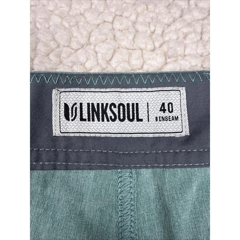 LINKSOUL Boardwalker Hybrid Shorts Men‎ Size 40 Green 8